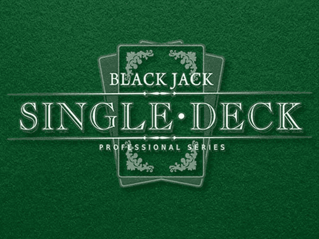 Игровой автомат Single Deck Blackjack Professional Series